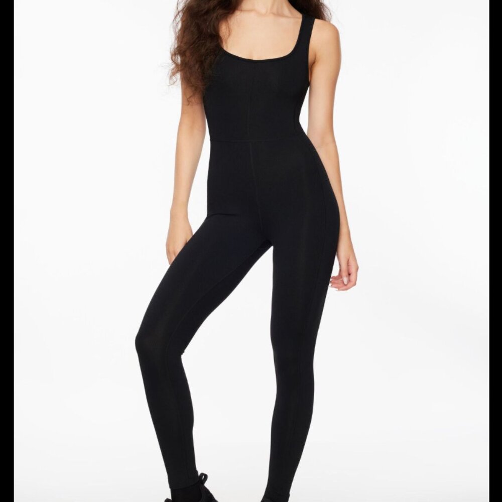 Dynamite Black Cami Bodysuit, Size Small